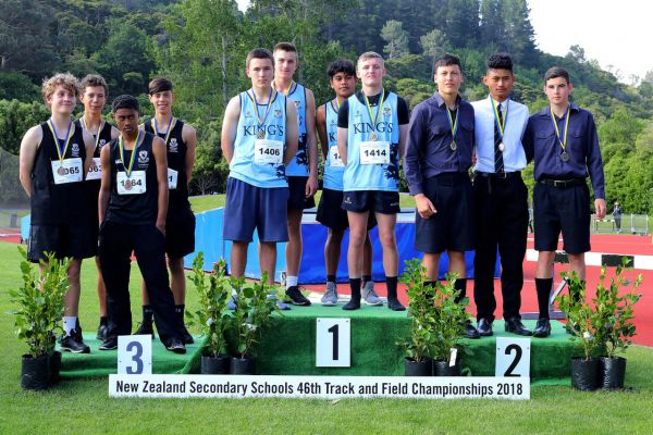 2018 Athletics Nationals Dunedin December 4 x 100m team2